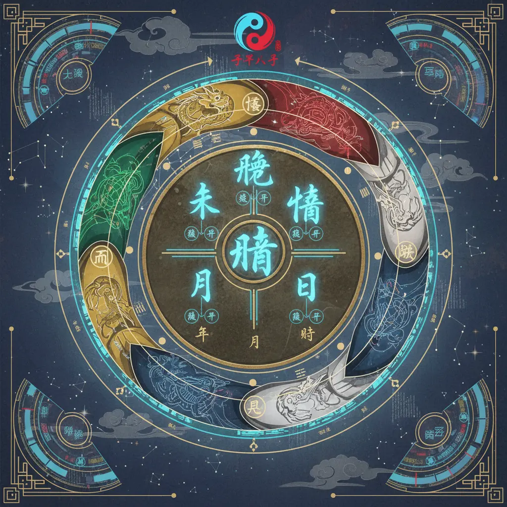 子平八字 - 八字命盤