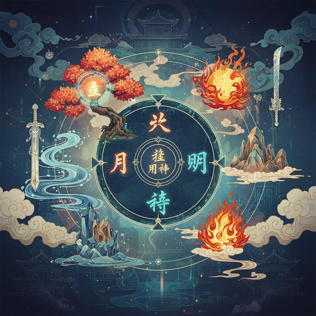 八字命盤 - 喜用神